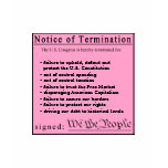 Congress Pink Slip shirts