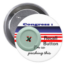 Congress recall pinback buttons