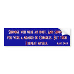 Congress (Twain) bumpersticker