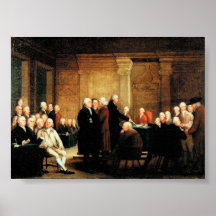 Congress Voting on Declaration of Independence Posters