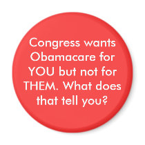 Congress wants Obamacare for YOU but not for TH... magnets