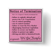 Congressional Pink Slip button button