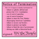 Congressional Pink Slip Poster