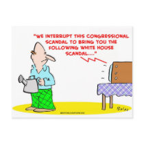 congressional white house scandal postcards