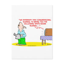 congressional white house scandal postcards