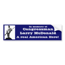 Congressman Larry McDonald Bumper Sticker