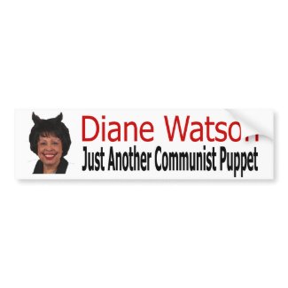 Congresswoman Diane Watson Bumper Sticker bumpersticker