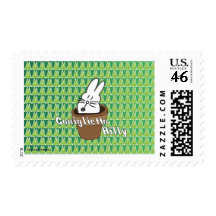 coniglietto hilly desktop postage stamps