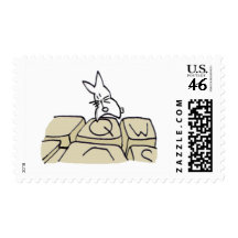 coniglietto hilly writer postage