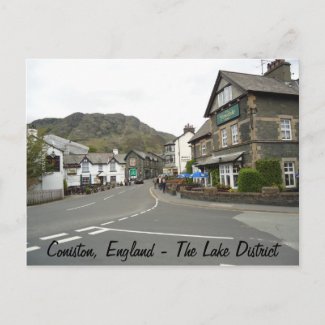 Coniston, England postcard