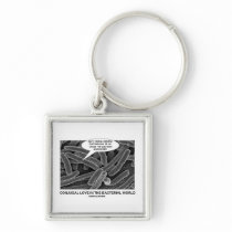 Conjugal Love In The Bacterial World (Photograph) Key Chain