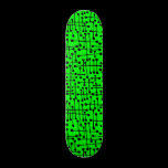 Connected Spots - Black on Green skateboards