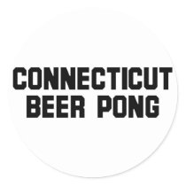 Connecticut Beer Pong stickers