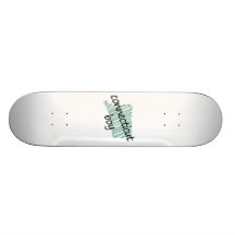 Connecticut Boy on Child's Connecticut Map Custom Skateboard