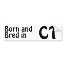Connecticut Bred (Bumper) Sticker bumper stickers