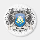 Connecticut Crest Refrigerator Magnet