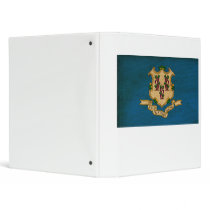 Connecticut Flag Vinyl Binder