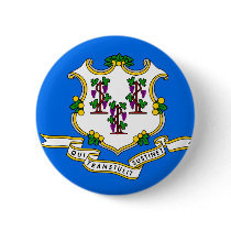 Connecticut Flag buttons