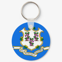 Connecticut Flag keychains