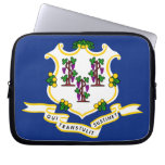 Connecticut Flag Laptop Sleeve