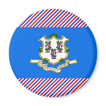 Connecticut Flag magnets