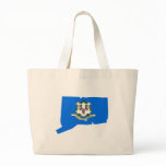 Connecticut Flag Map