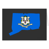 Connecticut Flag Map cards by usaflags Connecticut Flag Map cards