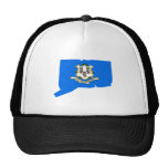Connecticut Flag Map Hat