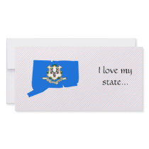 Connecticut Flag Map photo cards by usaflags Connecticut Flag Map photo cards