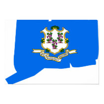 Connecticut Flag Map posters