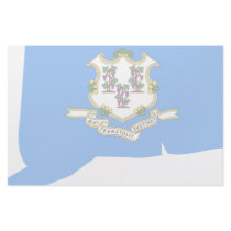 Connecticut Flag Map stationery by usaflags Connecticut Flag Map stationery