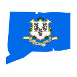 connecticut, flag, map, connecticut flag map,