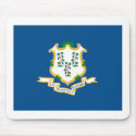 Connecticut Flag Mousepad by FlagTshirts Connecticut Flag Mousepad