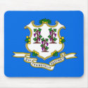 Connecticut Flag Mousepad by jacinto888 Connecticut Flag Mousepad