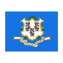 Connecticut Flag postcards