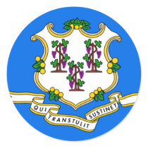 Connecticut Flag stickers