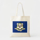 Connecticut Flag Tote Bag