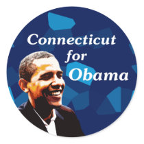 Connecticut for Obama stickers