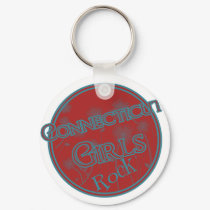 Connecticut Girls Rock! keychains by kwit35 Connecticut Girls Rock! keychains