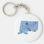 Connecticut Keychain