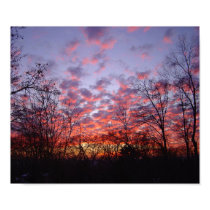 Connecticut Late Autumn Sunset posters by ladyred0269 Connecticut Late Autumn Sunset posters