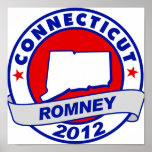 Connecticut Mitt Romney Print