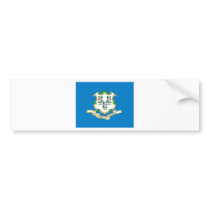 Connecticut  Official State Flag bumper stickers