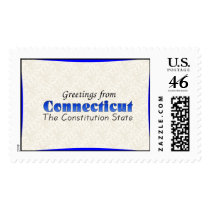 Connecticut postage by dndartstudio Connecticut postage