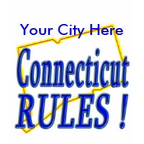 Connecticut Rules ! t-shirts