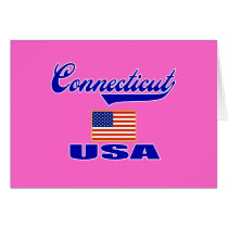 Connecticut Script Greeting Cards