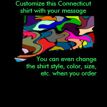 Connecticut  Shirt - Custom with Election or other