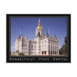 Connecticut State Capitol building in Hartford Postcard