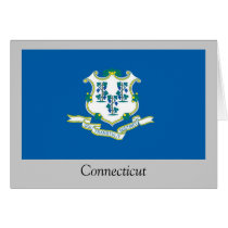 Connecticut State Flag Cards