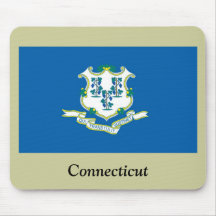 Connecticut State Flag Mouse Mats